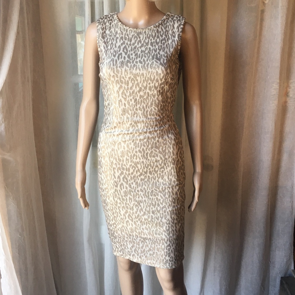 Alt.B Draped Back Body-con Sheath Dress fits S - Picture 2 of 8